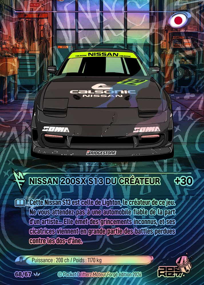 NISSAN 200SX S13 DU CRÉATEUR