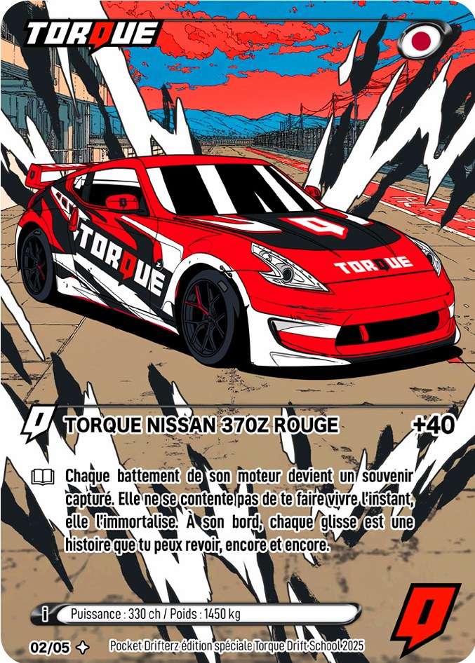 TORQUE NISSAN 370Z ROUGE