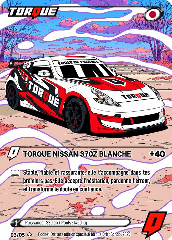 TORQUE NISSAN 370Z BLANCHE