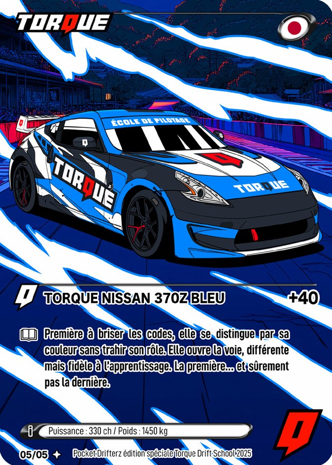 TORQUE NISSAN 370Z BLEU